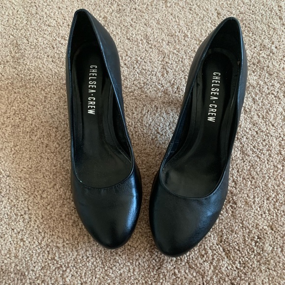 chelsea crew Shoes Chelsea Crew Black Pumps Size 8 Poshmark